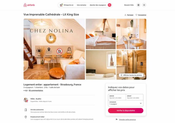 Optimiser annonce Airbnb a Strasbourg