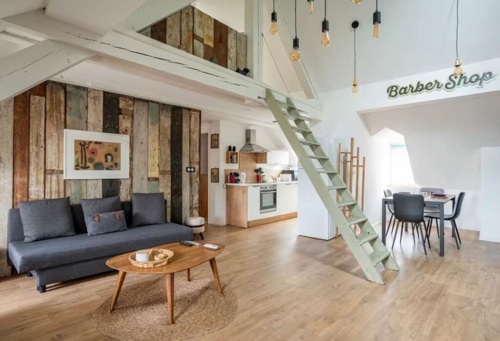 Logement courte durée Strasbourg - Duplex Le Shoepflin vue toits