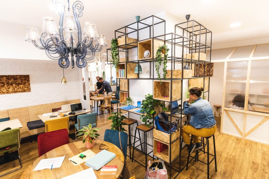 Anticafe coworking Strasbourg - Espaces partages
