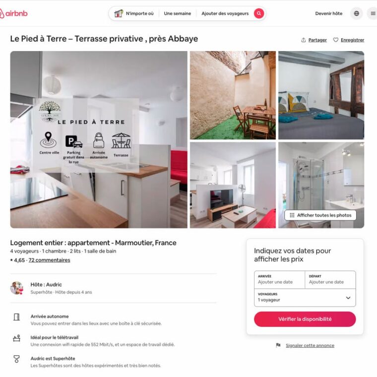 Exemple annonce Airbnb Strasbourg réussie avec photo professionnelle - Golden Tree Conciergerie