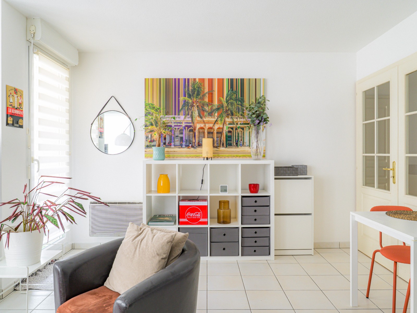 Rue de Saint Dié, séjour, logement optimisé par Golden Tree Conciergerie